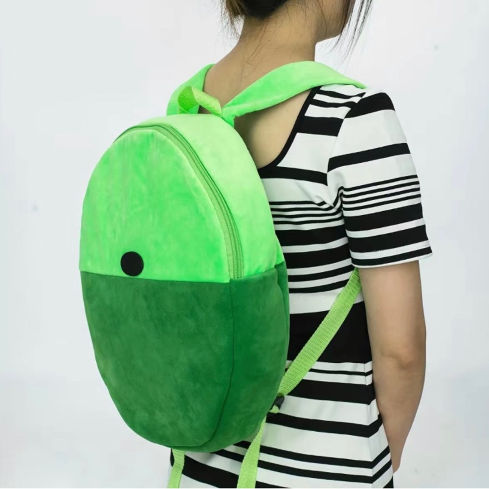 Adventure Time - Finn the Human Green Backpack - NWOT - measurements in pics - Picture 5 of 11